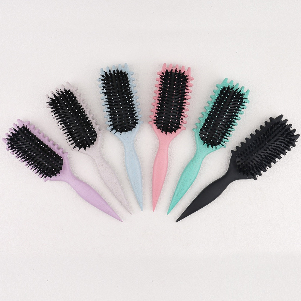 1PCS Curly Hair Definition Styling Brush Wrinkle Removal Hair Brush Entangled Wet Curly Hair Comb St