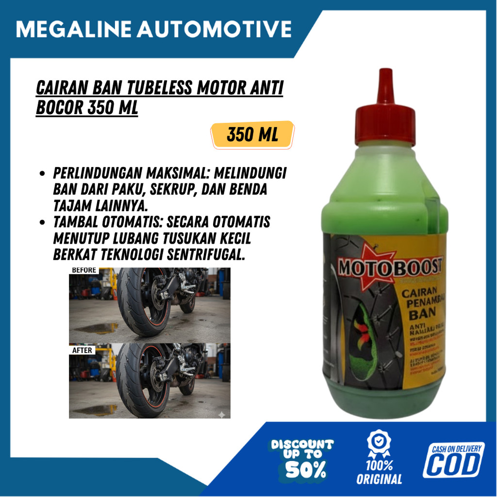Cairan Ban Tubeless Motor Anti Bocor 350 ML