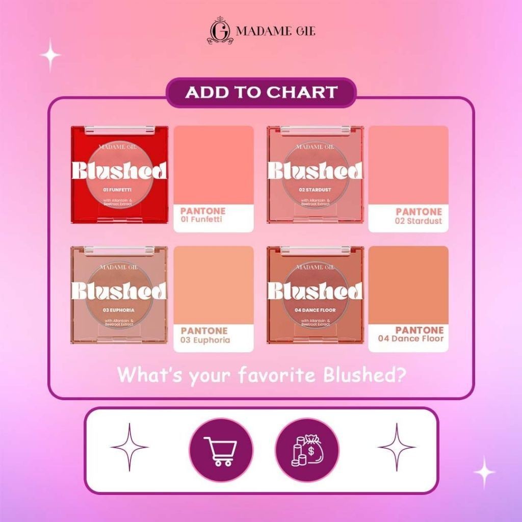 Blushed Madame Gie - Blush On - 8Gr/BLUSH ON MADAME GIE