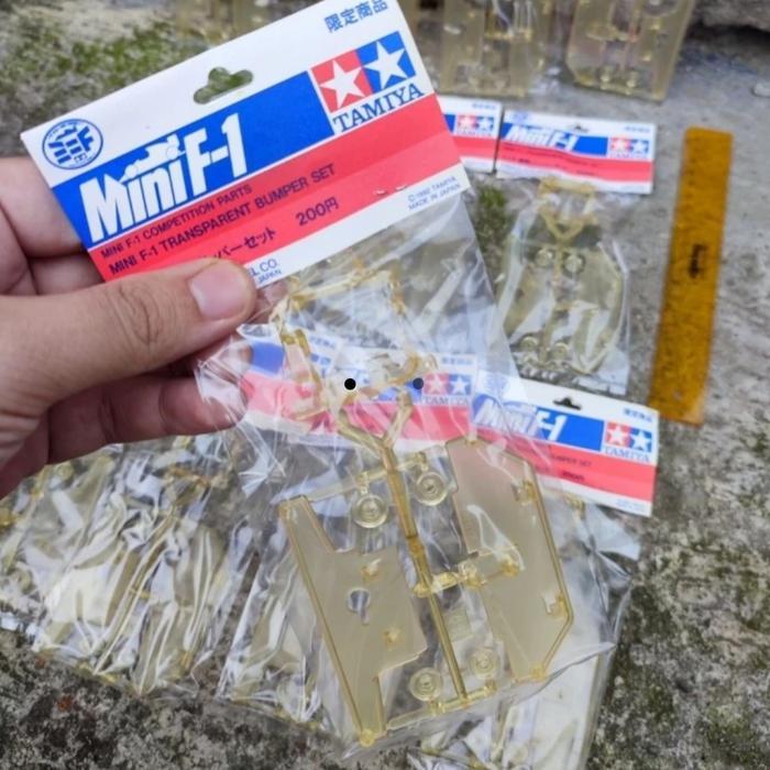 Spare Parts Tamiya Mini F-1 F1 Transparant Bumper Set Original PrideToy