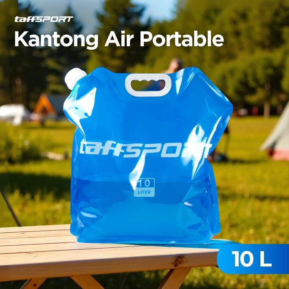 COD Tas Kantong Dirigen Jirigen Wadah Air Minum Plastiik PEVA Besar 10 Liter Portable Lipat Isi Ulan