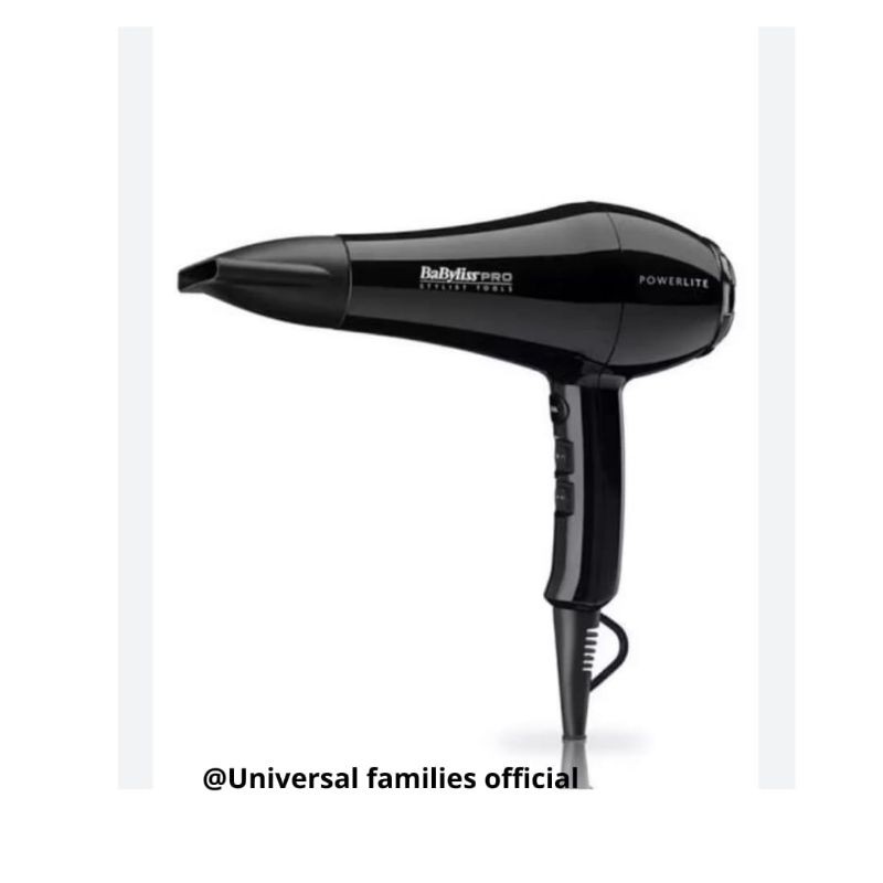 Hair Dryer Babyliss Pro Powerlite / Pengering Rambut /  Pengering Rambut Profesional / Pengering Ram