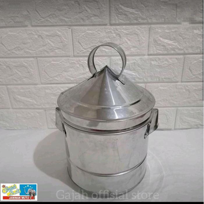 Dandang Nasi kukus kecil 0,5kg-1kg Kitchenware Alat Besi - 1/2kg