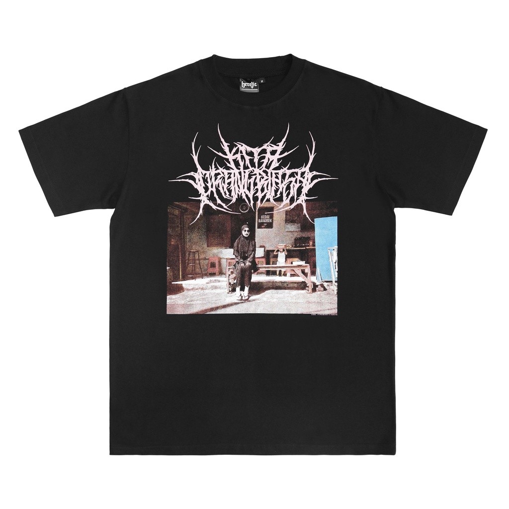 Baju Kaos Pria Heretic x Hyper Bunny - T-Shirt - Kita Orang Biasa