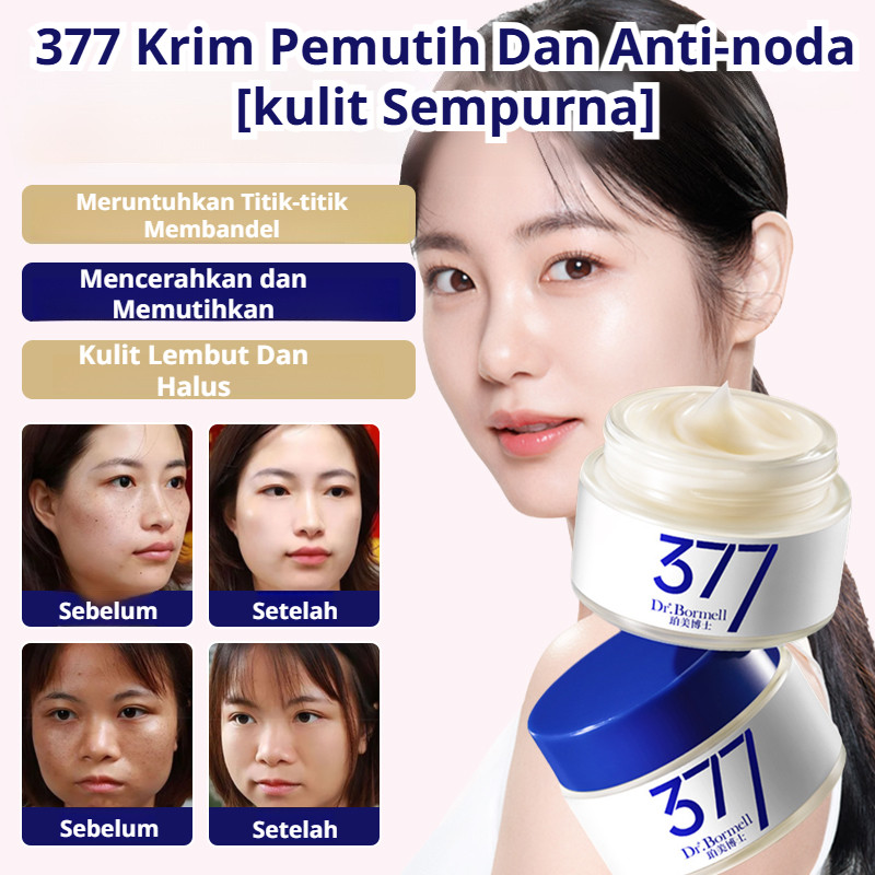 COD+Kirim Dalam 24 Jam Original 100%- 377 Krim Pemutih Penghilang Noda/ penghilang flek hitam 30g cr
