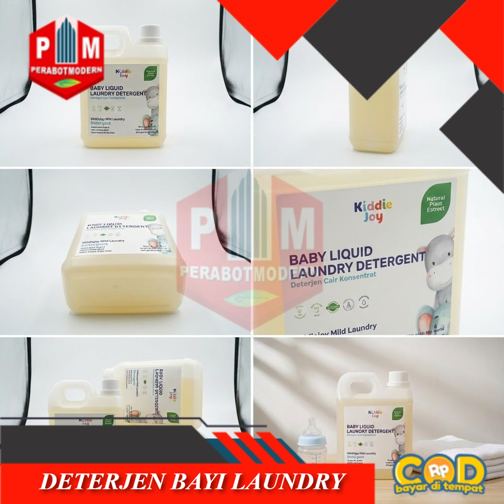 Kiddiejoy Baby Liquid Detergen Bayi / Baby Laundry Detergent Liquid 1000 ml Eco-friendly