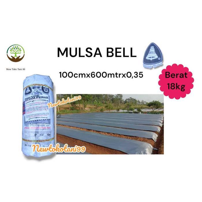( 18 kg) 1 roll Mulsa BELL 50 ,60, 80 / mulsa 100cm, 120cm, 160cm merek BELL kualitas nomer 1. penui