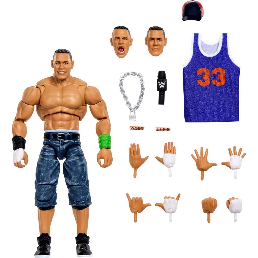 MATTel WWE John Cena 6-Inch Action Figure Set
