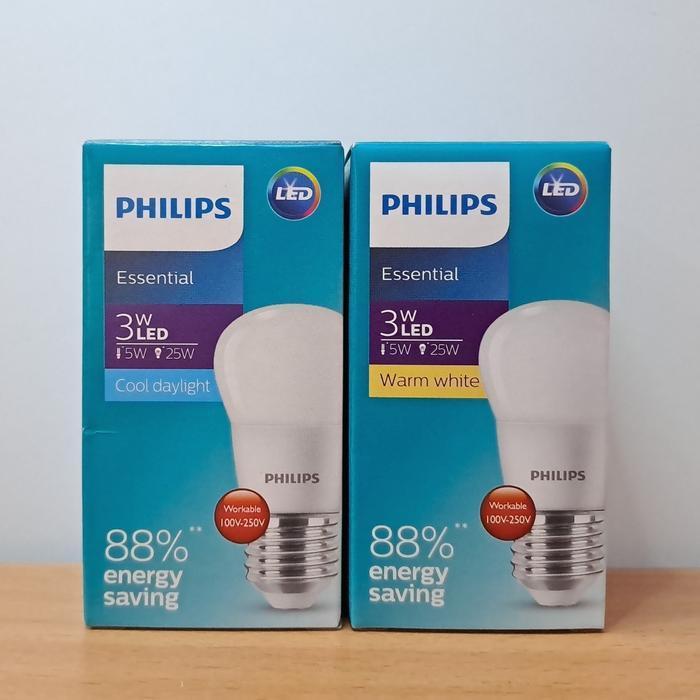 Led Philips Essential 3, 5, 7, 9, 11, 13 dan 15 Watt - Lampu Led Philips Essential (Putih 6500K)