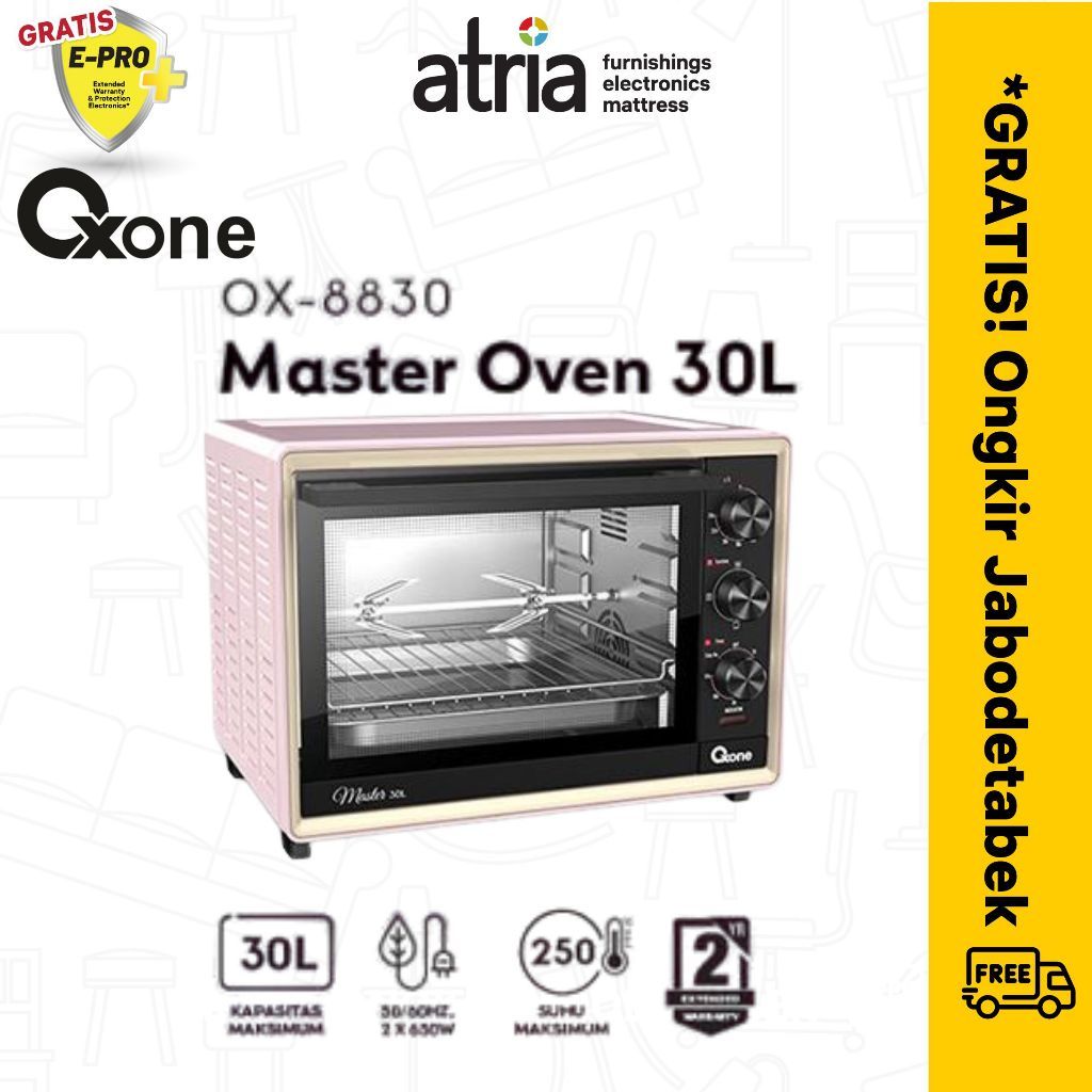 Oxone OX8830 Oven Listrik Toaster Jumbo 30 L Master Oven Premium