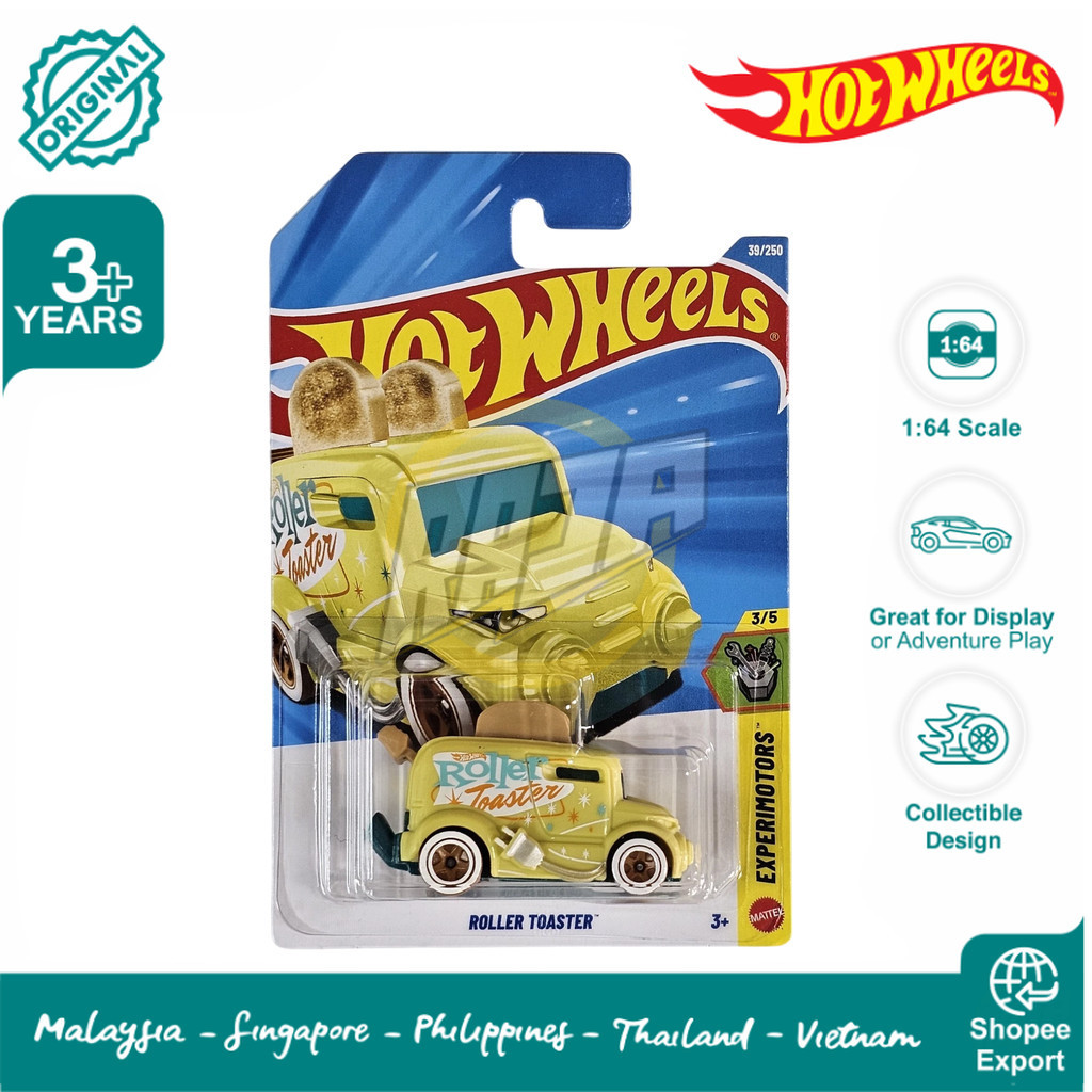 Hot Wheels Roller Toaster Yellow - Lot B 2026