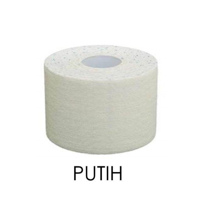 KINESIOLOGY TAPE / TAPING / KINESIO TAPE 5CM x 5M SPORT KAKI TANGAN - Putih