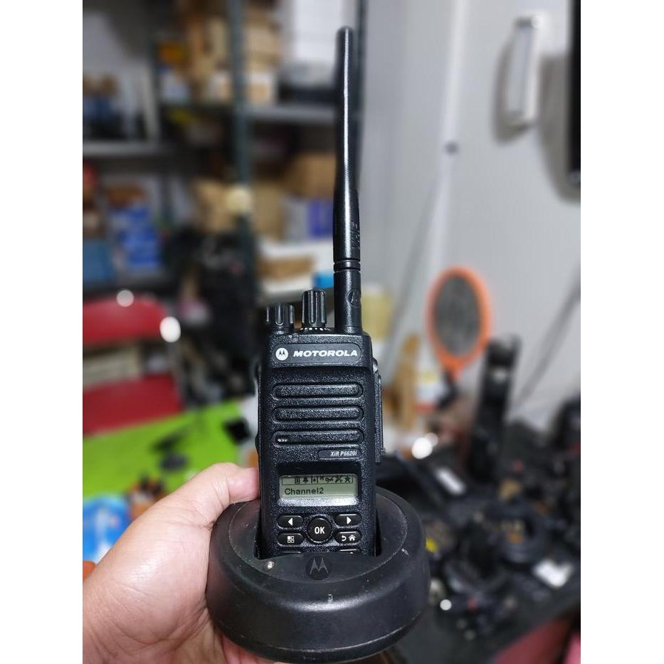 HT MOTOROLA XIR P6620i VHF Second MOTOTRBO XIR6620I BEKAS FREKUENSI VHF DIGITAL ANALOG Motorola Xir 