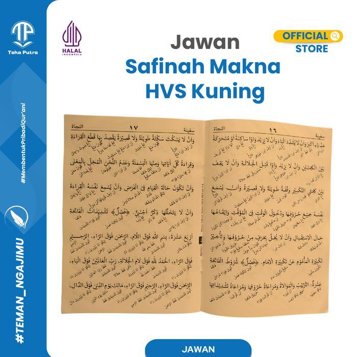 Kitab Safinah Makna Jawa Toha Putra - HVS KUNING