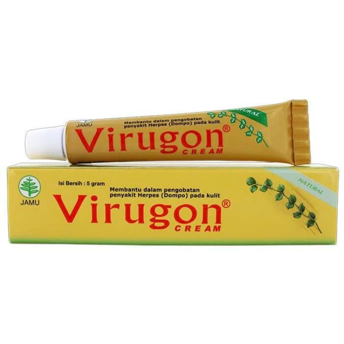 Virugon Cream 5gram ~ Salep Herbal untuk Herpes