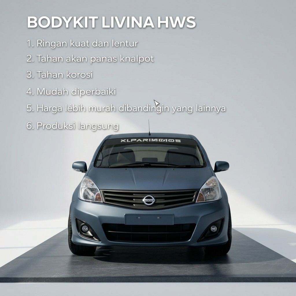 BODYKIT Bumper nissan grand livina HWS  2007-12  body kit LIVINA BODY KIT LIVINA