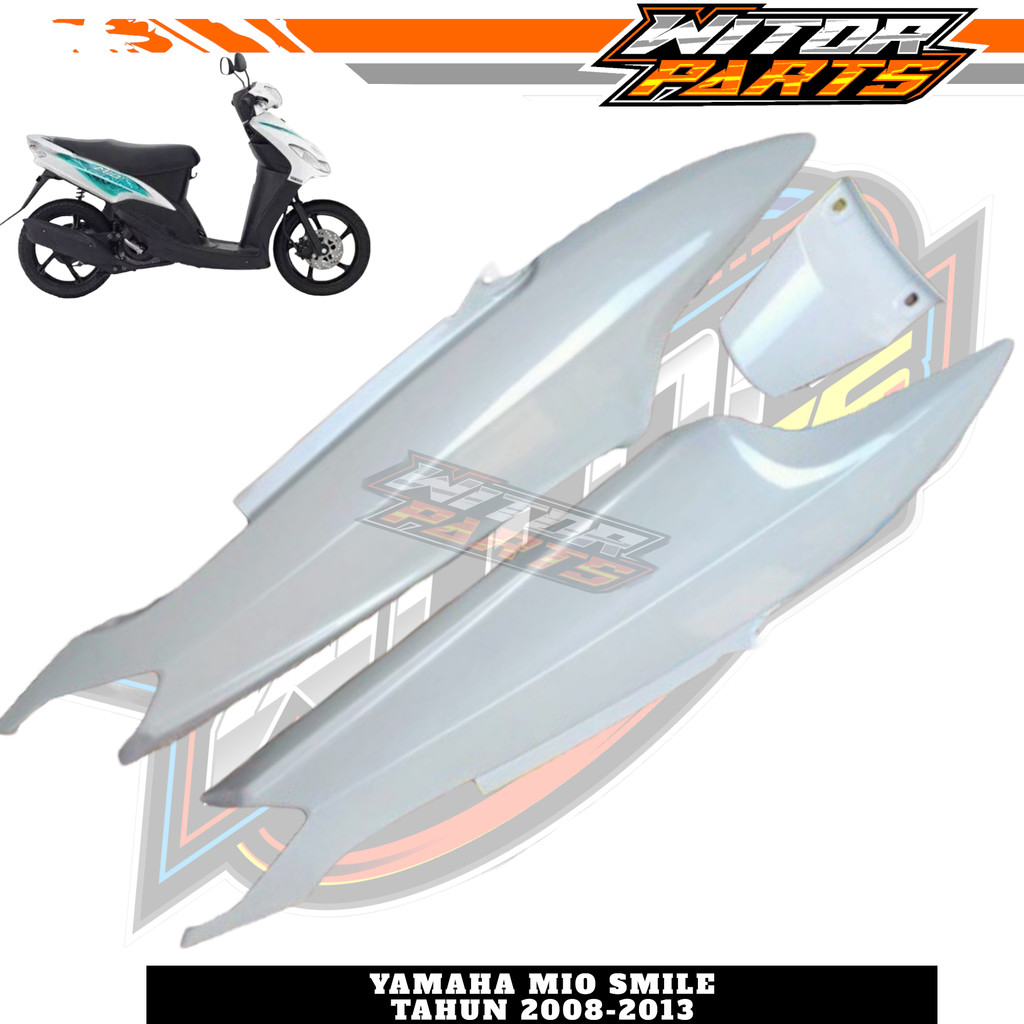 WITOR - Cover Body Belakang Yamaha Mio Sporty Mio Smile Putih / Body Belakang Kanan Kiri Mio Smile P