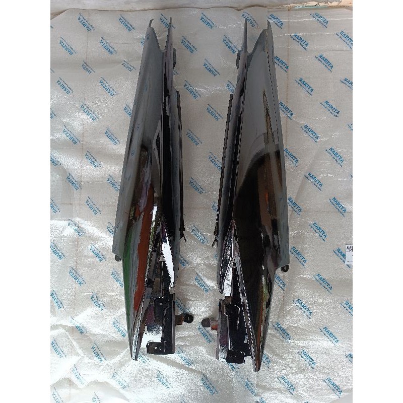 Cover body samping kanan kiri Jupiter mx new jupiter mx 135 new hitam