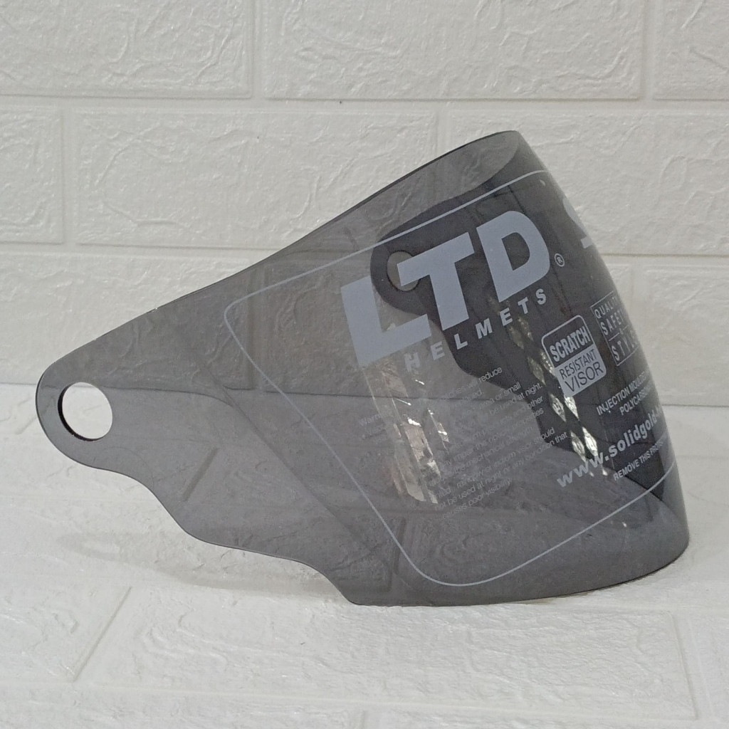 KACA VISOR HELM LTD SPORT ASLI ORIGINAL 100 % BENING SMOKE HITAM