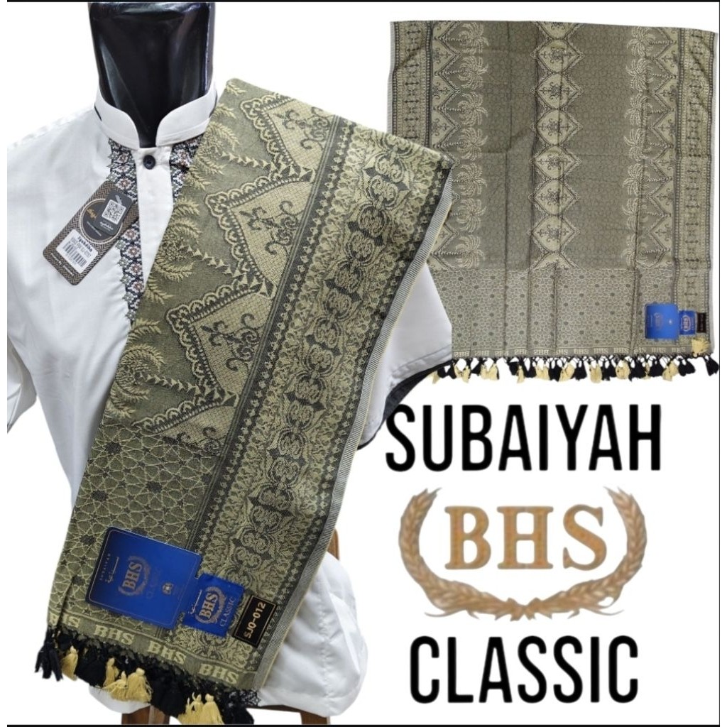 Sorban BHS Jacquard Subaiyah BHS Classic Gold Sorban bhs Classic Original