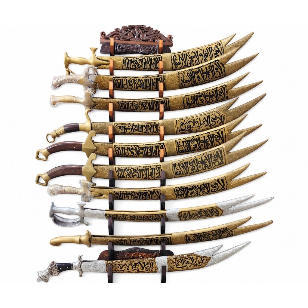 Salstore Sword Replika Pedang Zulfikar | Pajangan Antik untuk Koleksi di Rumah