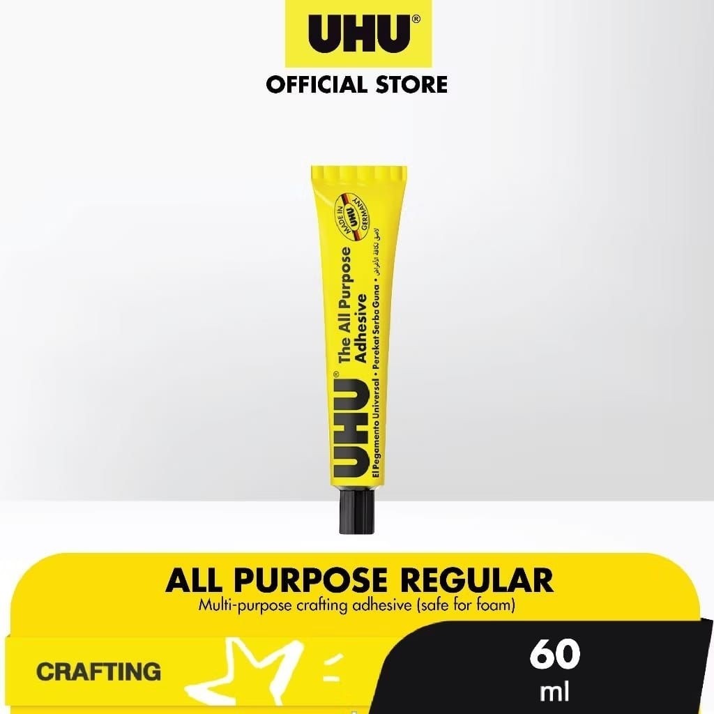 [CUCI GUDANG] UHU All Purpose 60ml / UHU Cair 60ml / Lem UHU 60ml / Lem Serbaguna UHU 60ml