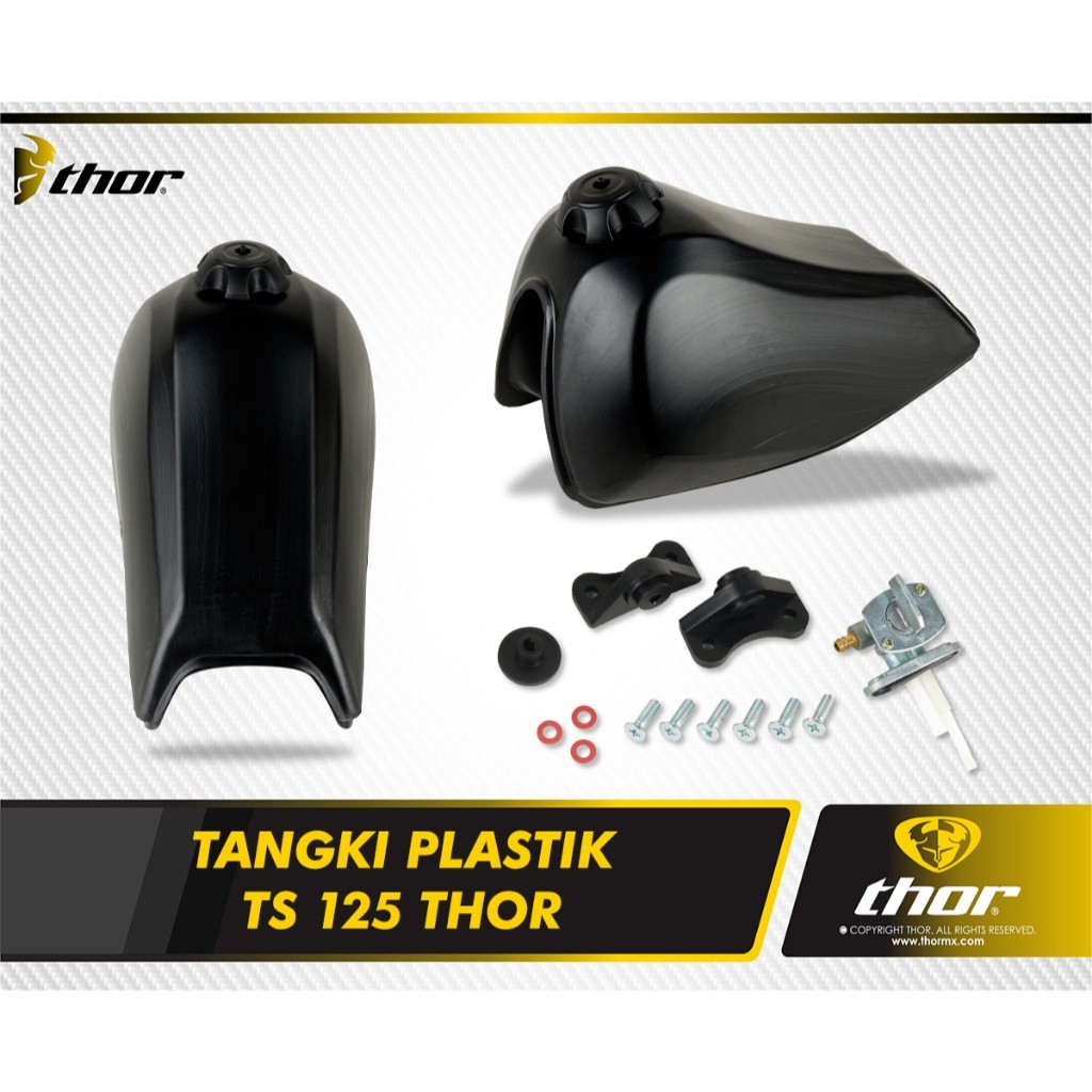 Tangki Plastik Trail Deltabox TS 125 Old Original Thor