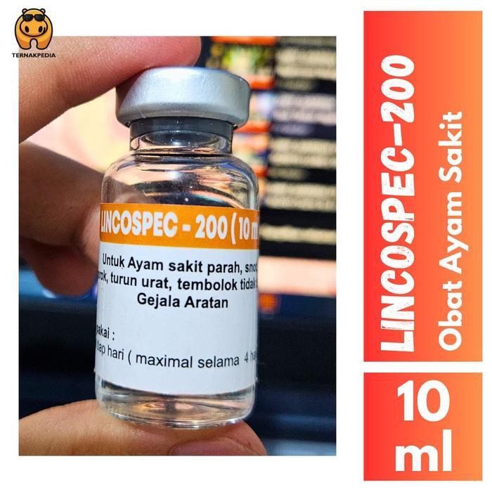 Lincospec 200 - Lincospec 200 10 ml - Obat untuk Ayam Sakit Apapun - Lincospec 10 ml by Happypaws id