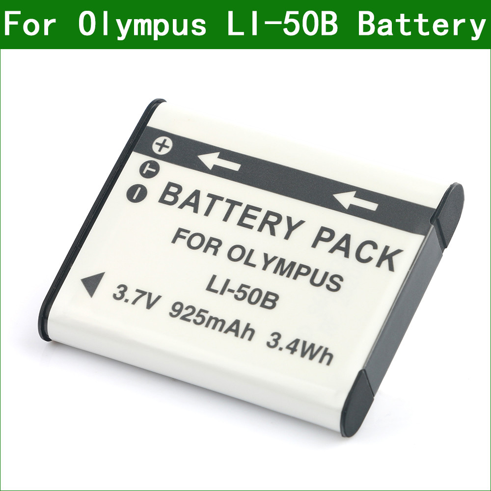 LI-50B LI50B gital Camera Battery for Olympus TG-620 TG-630 TG-805 TG-810 TG-820 TG-830 TG-850 TG-86