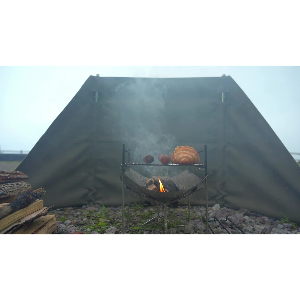 Campingmoon Outdoor Portable Folng Garden Stainless Steel BBQ Grill Camping Portable foldable outdoo