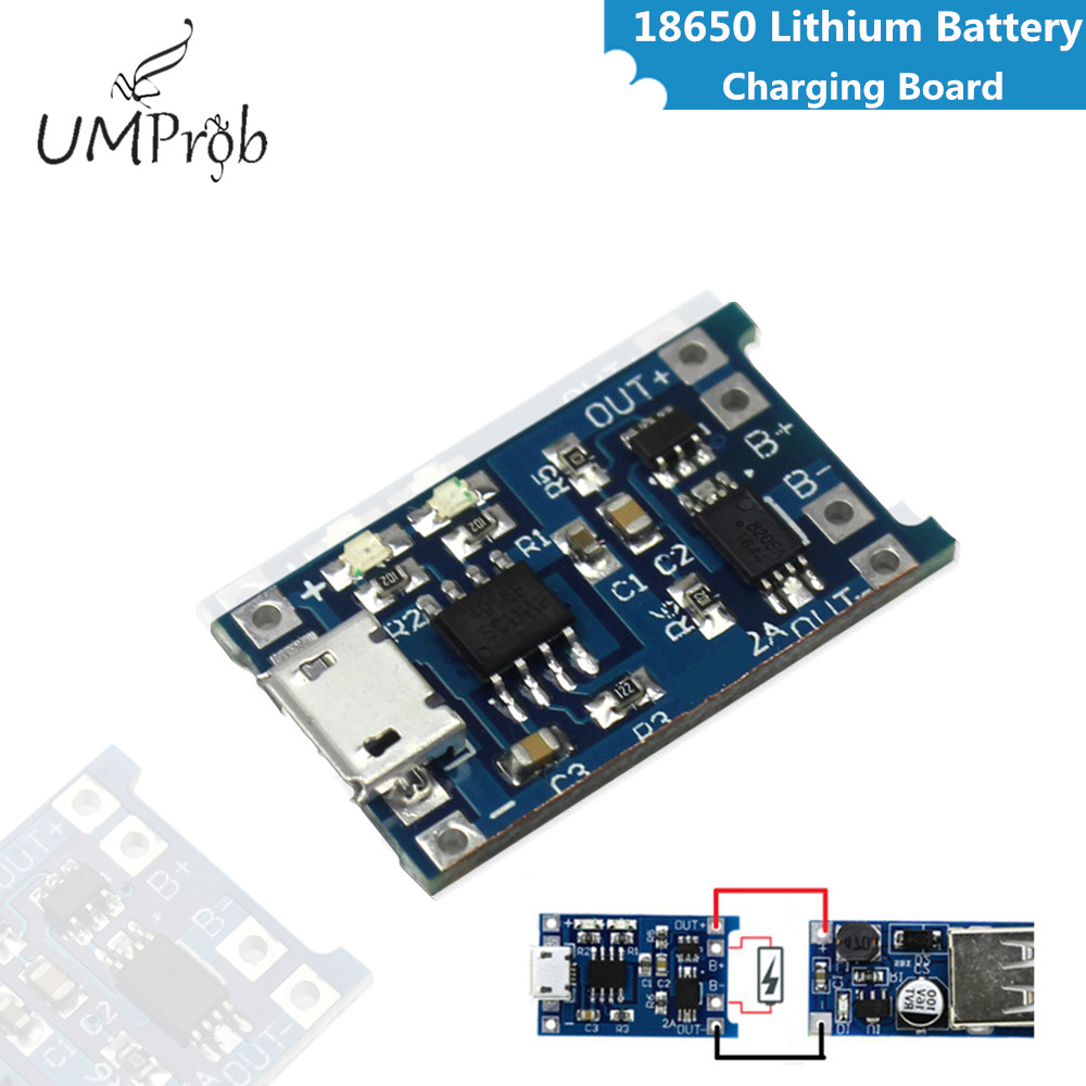 5V 1A Micro USB 18650 Lithium Battery arging Board arger Module