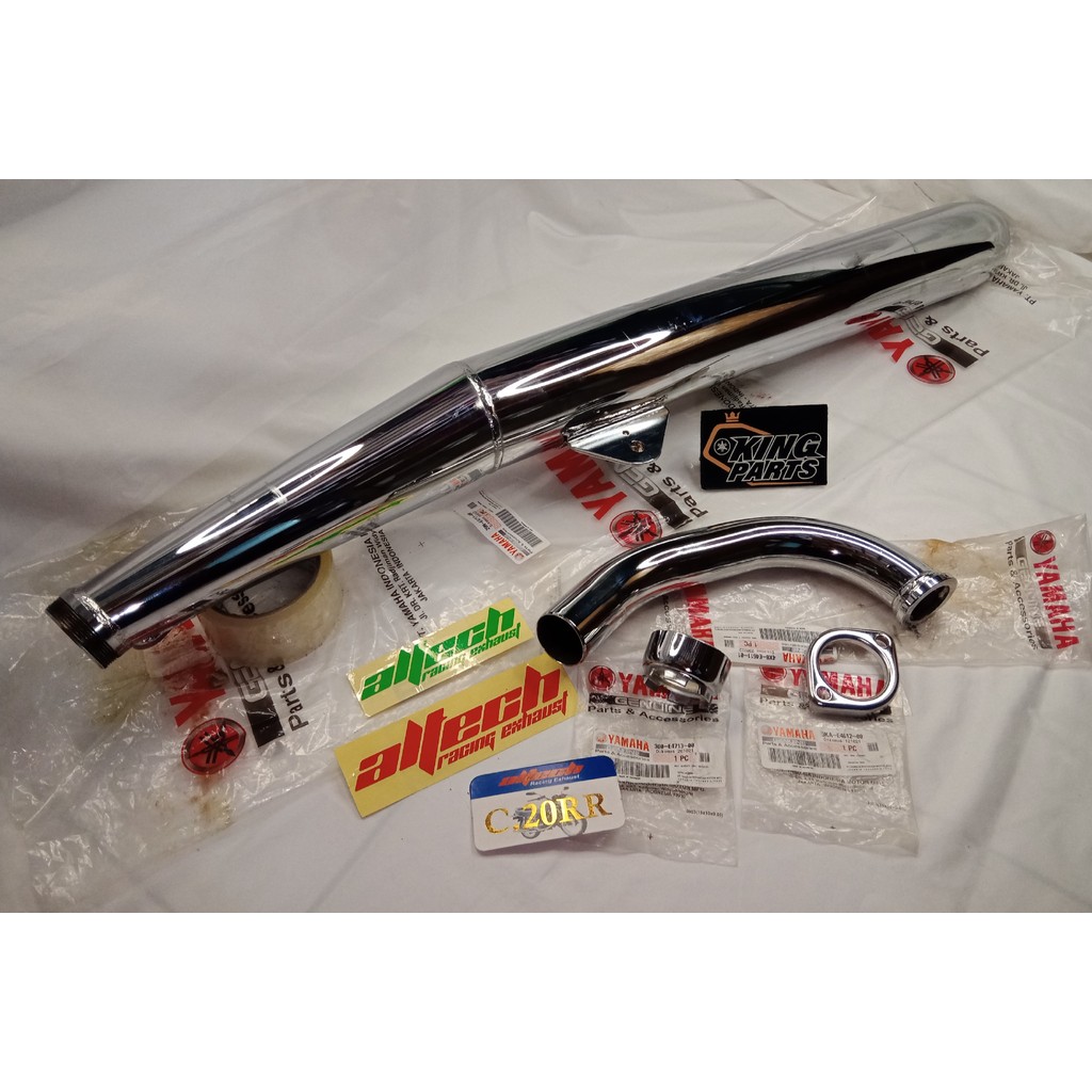 KNALPOT ALTECH C20RR RXKING FULLSET ORIGINAL KNALPOT RX KING ALTECH C20RR FULLSET ORIGINAL KNALPOT R