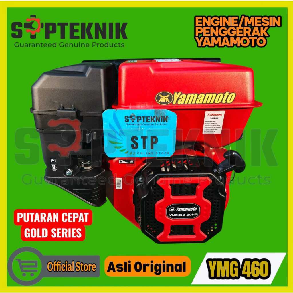 PROMO BIGSALE MESIN/ENGINE PENGGERAK BENSIN YMT 460 gold putaran cepat YAMAMOTO