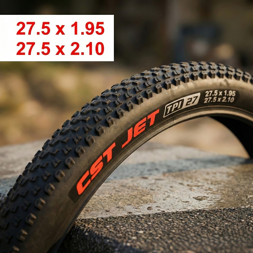 CST Tire Ban Luar Sepeda 27.5 CST Jet 27.5 x 1.95 / 27.5 x 2.10 Non Foldable Premium MTB Gunung Cros