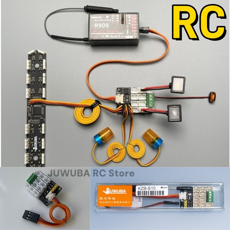 RC Car Truck Light Unit Expansion Board Control Module Extension Module For Tamiya 1/14 1/10 RC Craw
