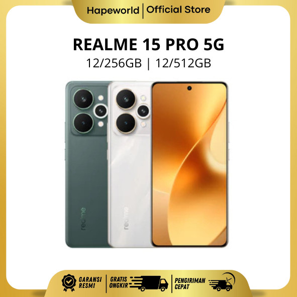 REALME 15 PRO 5G ( 12/256GB) (12/512GB) - GARANSI RESMI