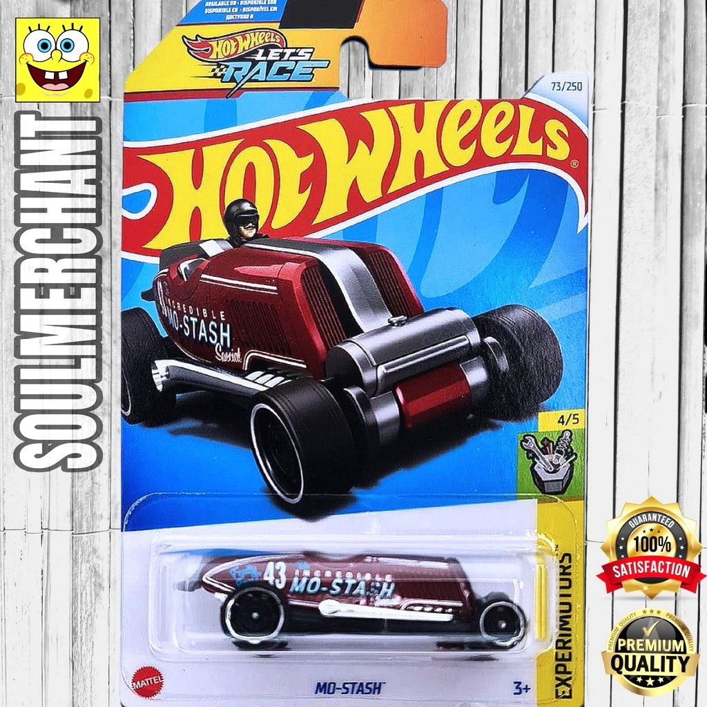 Hot Wheels Mo Stash Merah Diecast Hotrod Classic Car