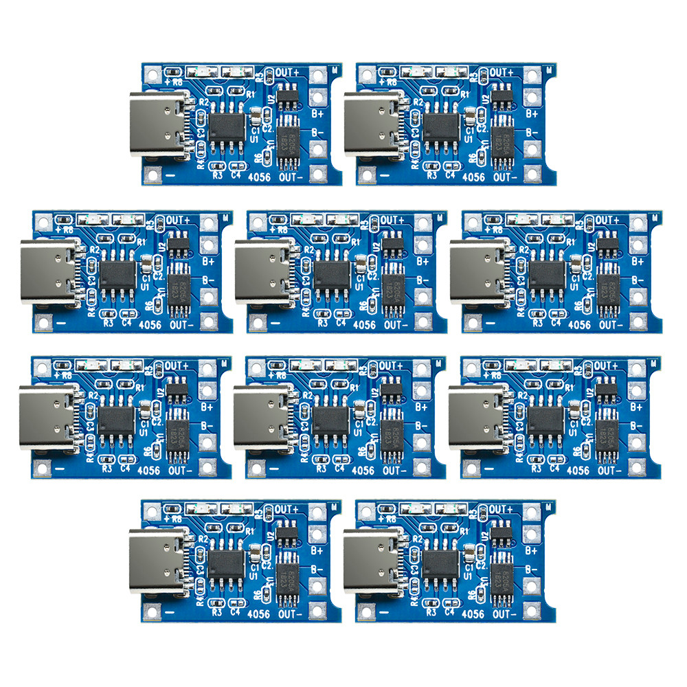 5Pcs 10Pcs Type-c Micro USB 5V 1A 18650 TP4056 TC4056A BMS Lithium Battery arger Module arging Board