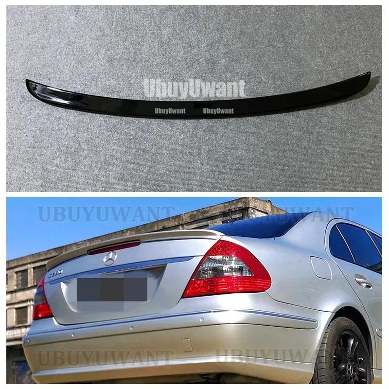 For W211 Spoiler 2002-2009 Benz W211 E-class E200 E260 Spoiler ABS Plastic Material Car Rear Wing Co