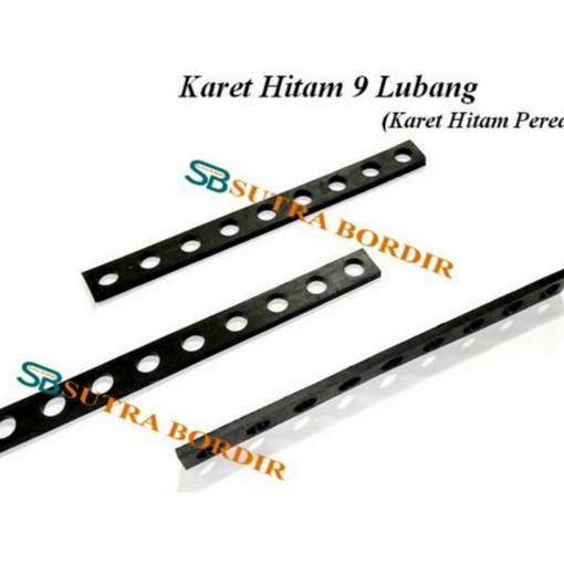 karet hitam 9 lubang Karet Per bungkus isi 20 pcs Hitam 9 Lubang PER BUNGKUS isi 20 pcs karet 9 loba