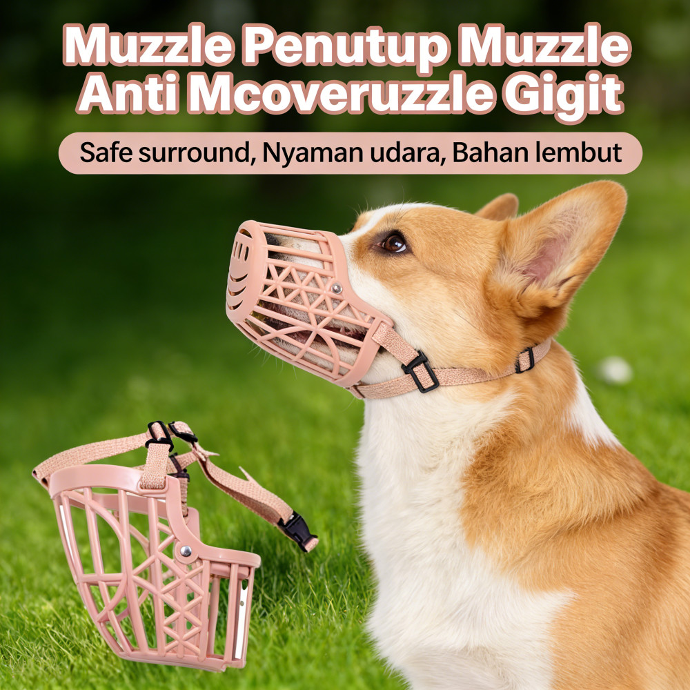 Mulut Pet Muzzle Gigit Cover Penutup Muzzle Pelindung Muzzle Muzzle Anti
