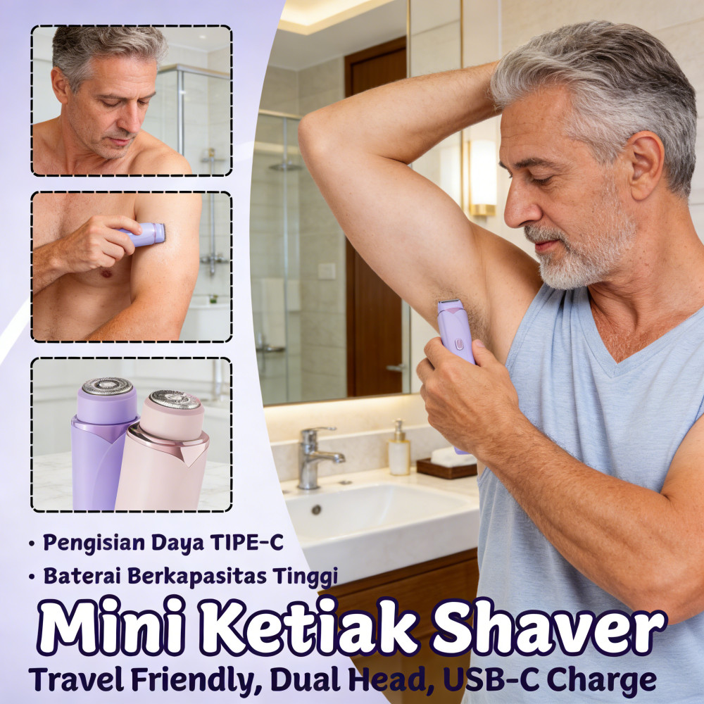 Kepala Wanita Ketiak Shaver Mini daily Wanita jenggot kemaluan bulu kemaluan Use Pencukur Alat Desai
