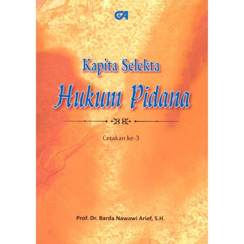 Kapita Selekta Hukum Pidana