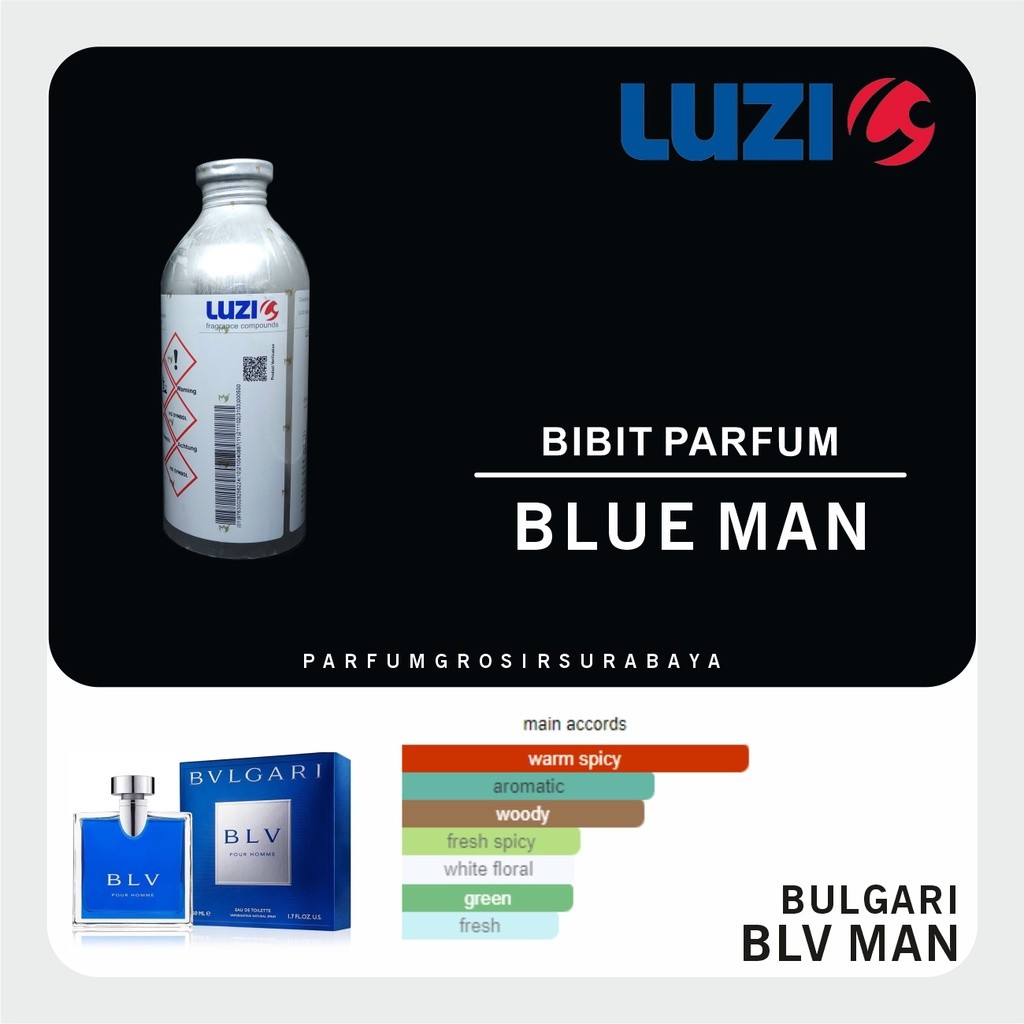 [PGJ] Bibit Parfum - BLUE MAN | Bulgary Blv Man | Luzi | 500gr