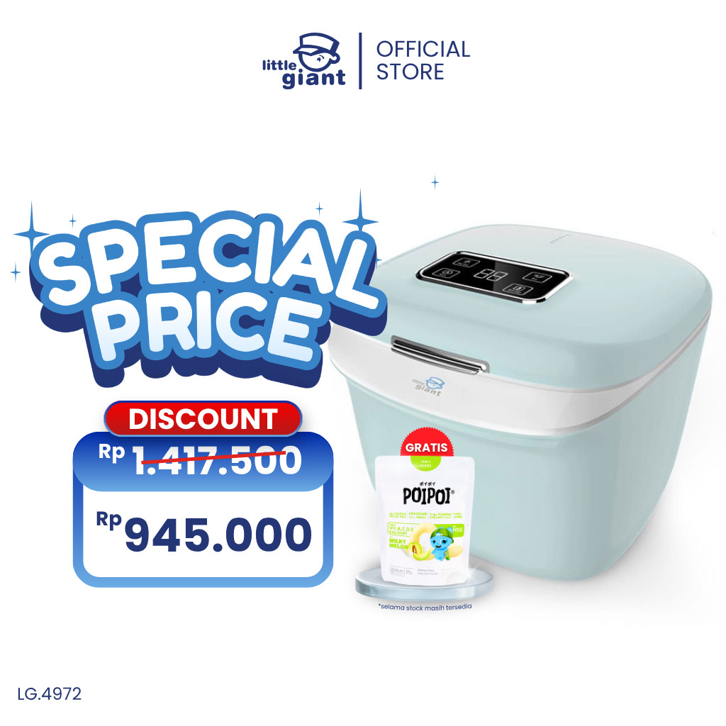 Little Giant Zhora Digital UV Sterilizer & Dryer | UV Sterilizer Botol Bayi