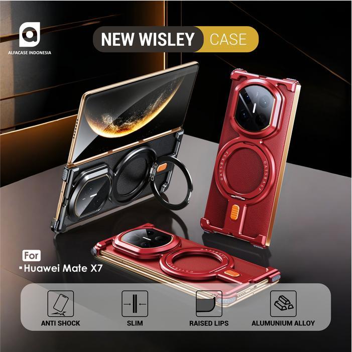 Case Untuk Huawei Mate X7 - New Wisley Case - Casing Untuk Huawei Mate X7 - Huawei Mate X7, Black