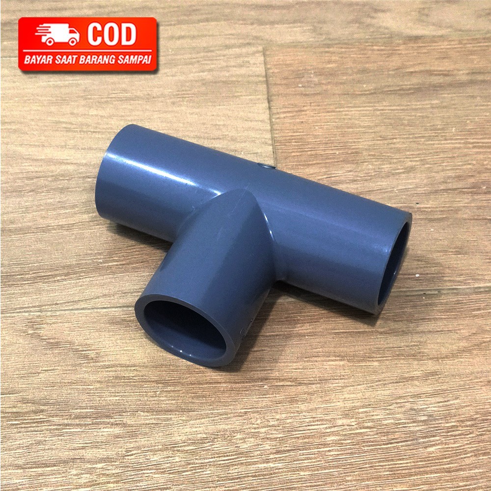 TEE SOCK PIPA PVC 1 INCH RUCIKA (AW)