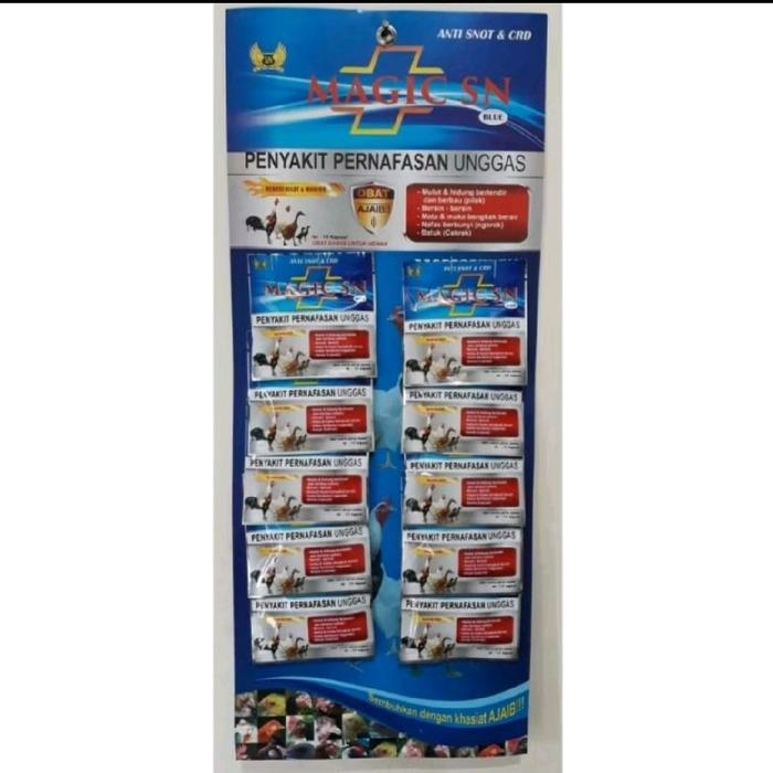 MAGIC SN BIRU ( 1 RENTENG 10 SACHET) MAGIC SN BLUE