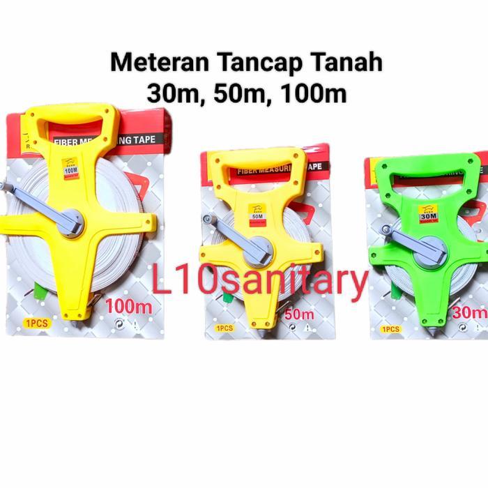 Meteran TANCAP / Meteran TANAH/ Meteran ROL /Meteran PANJANG 30 50 100 - 30 METER