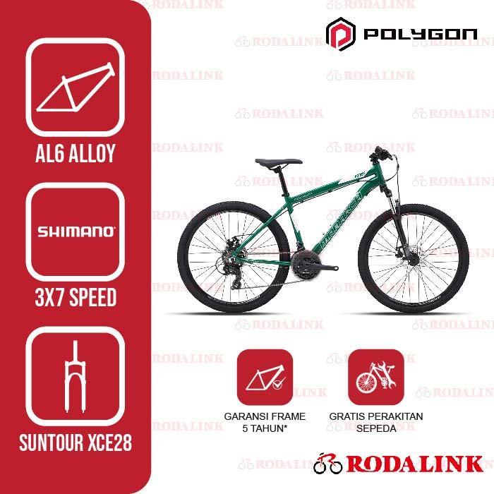 Polygon Sepeda Gunung MTB 26" Monarch M5 - Hijau